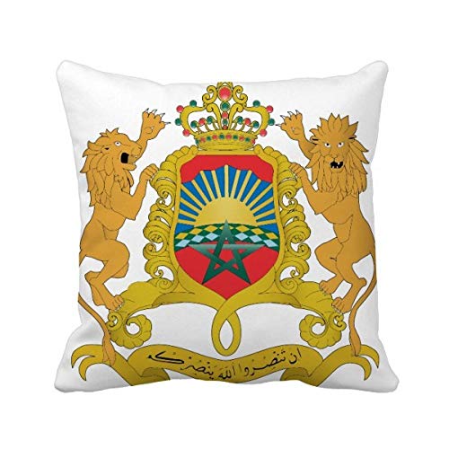 Housse de coussin Maroc carrée pour décoration de canapé