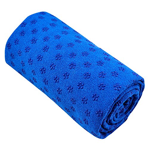 Accessotech - Toalla antideslizante deportiva, azul Cover