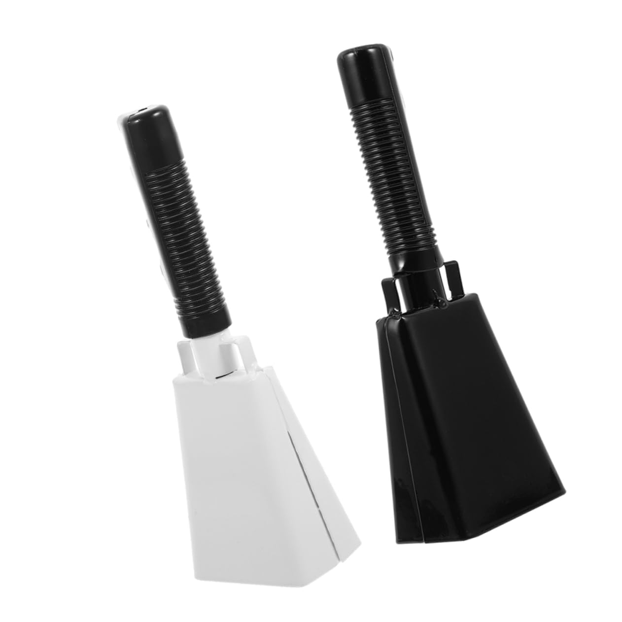 Toyvian Drum Set Metal Cowbell Comfortable Handle 2pcs Practical Percussion Instrument for Boys and Girls Adults