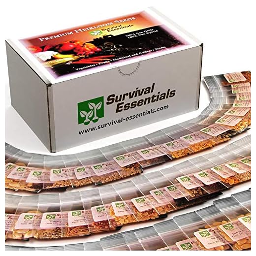 Heirloom Seed Vault for Survival Gardening