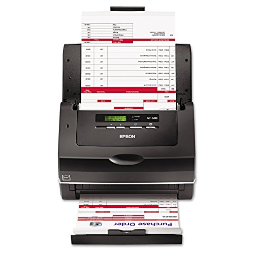 Epson WorkForce Pro GT-S80 Color Document Image Scanner Sheet-Fed Scanner with Auto Document Feeder (ADF) & Duplex (B11B194081)