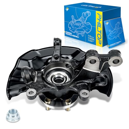 PHILTOP Front Steering Knuckle & Wheel Bearing Hub Assembly Fit for Toyota Corolla 2014-2018,1PC Driver Side Replaces 698477 by PHILTOP - Used condition - US$63.61