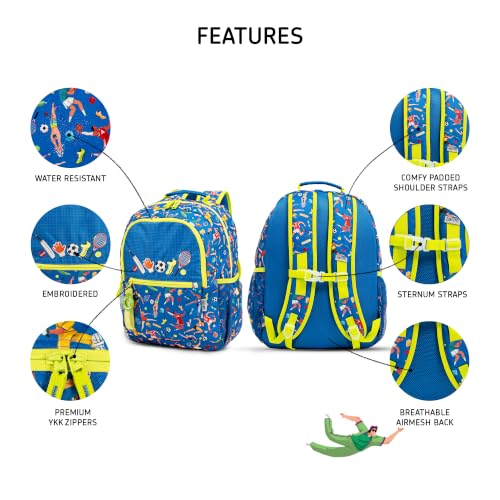 Image of ZOOKEEPER School Bag for Boys & Girls Kids School Bags for 5-7 Years