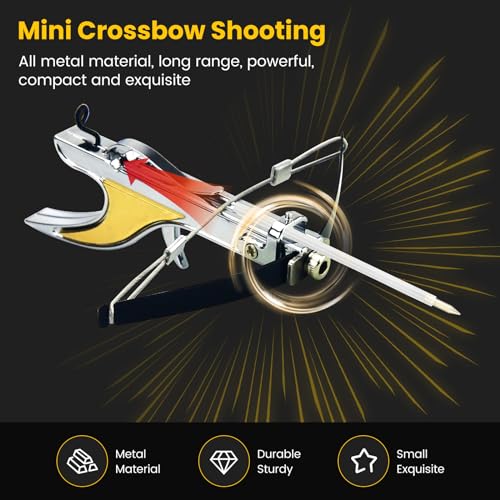 image for MIINIITOOYS Mini Archery Crossbow DIY Assembly Kit keychain Set Right 