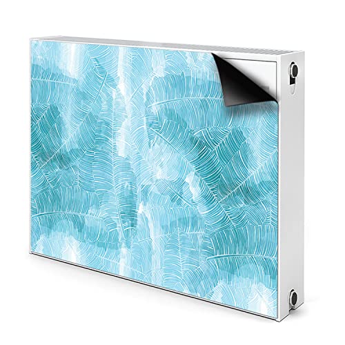 Tapis Décoratif Cache Radiateur Bleu Magnétique 100x60 Cache Aeration