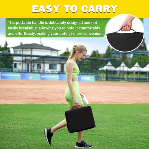 Image of FASTMOMENT Airplane Seat Cushion Portable Travel Cushion for Comfort Foldable Stadium Pad with Breathable Fabric Seat Pad Perfect for Long Flights, Office, Bleacher, Camping