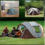 通気性良好なキャンプテント