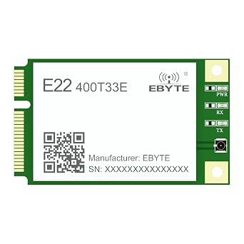 433MHz 470MHz Lora Wireless Module E22-400T33E 33dbm 12KM Mini PCI-e UART RS485 RS232 USB LBT RSSI Relay Networking
