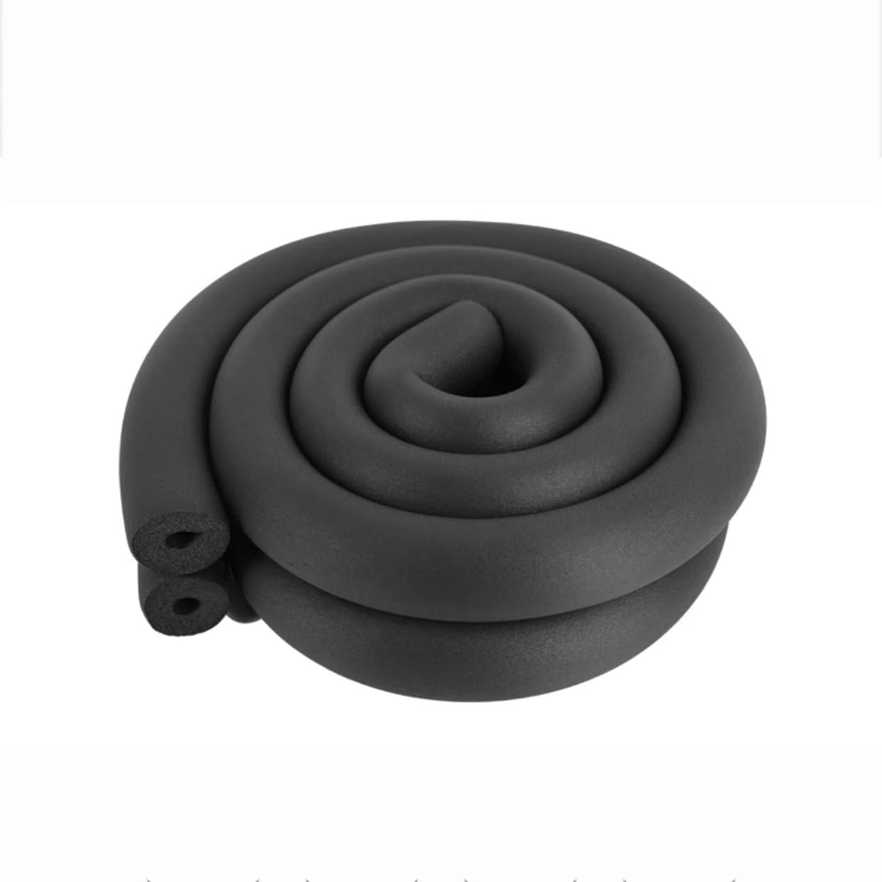 2 pcs Pvc pipe insulation,Outdoor Pipe Insulation Elastomeric,Rubber Tubular,Black Tubular,Pipe Insulation Foam Tube,For Domestic Heating And Plumbing,for Copper Pipe, Sprinkler. ( Size : 43MM*25MM*2M