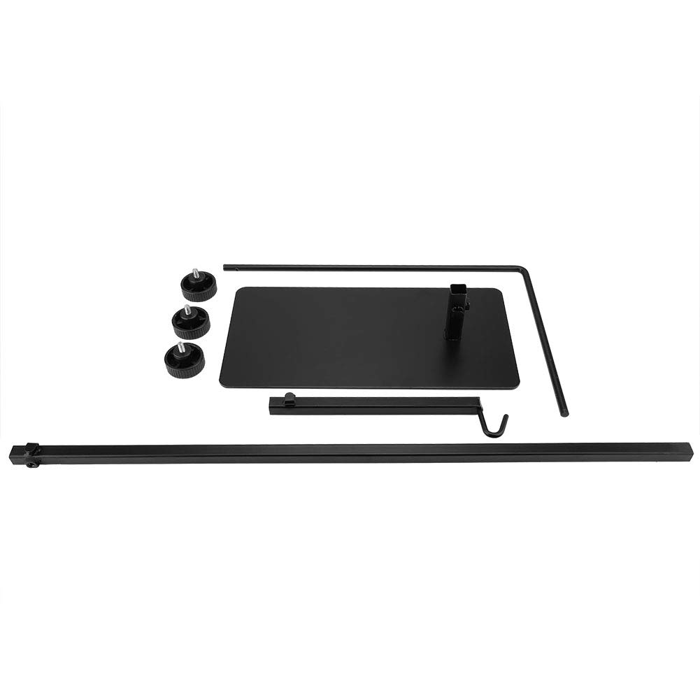 HOHXFYP Support de Lampe pour Reptile, Hauteur 25-37 Pouces, Largeur 9-15 Pouces, Support de Lampe Au Sol Réglable, Support de Suspension de Lampe Amovible en Fer pour Tortues Dragon Barbus