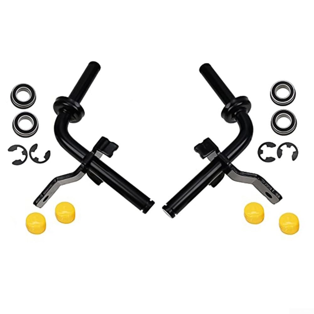 Kit de eje de dirección para tractores LA100 LA105 LA110 LA115, compatible con GY22251BLE GY22252BLE, pieza de repuesto de metal para mantenimiento de jardín