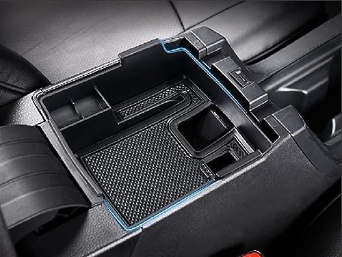 Boîte de rangement console Toyota Corolla E210 2019-2023 organisateur central noir