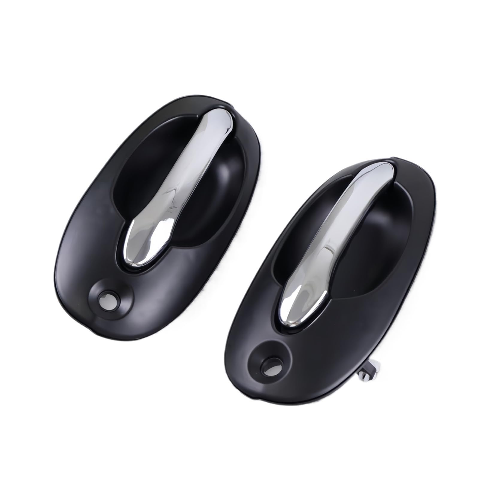 Zynther 1Pair Front Car Outside Door Handle For Kia For Carnival 2000-2006 Outer Outside Front Door Handle For Chrome Handle(1Pair Front)