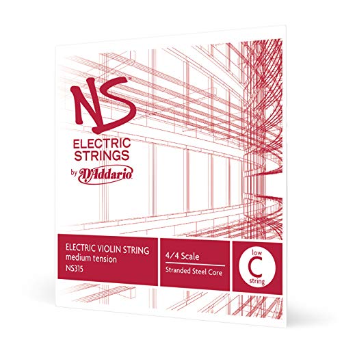 D'Addario NS315 Ns Electric Violin Single Low C String cover