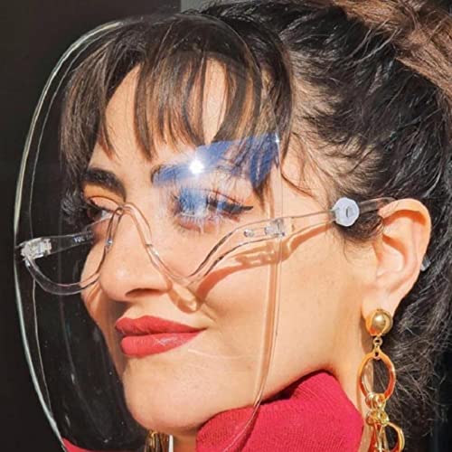 Proteção facial - Protetor facial reutilizável com faixa de cabeça ajustável | Equipamento de Proteç