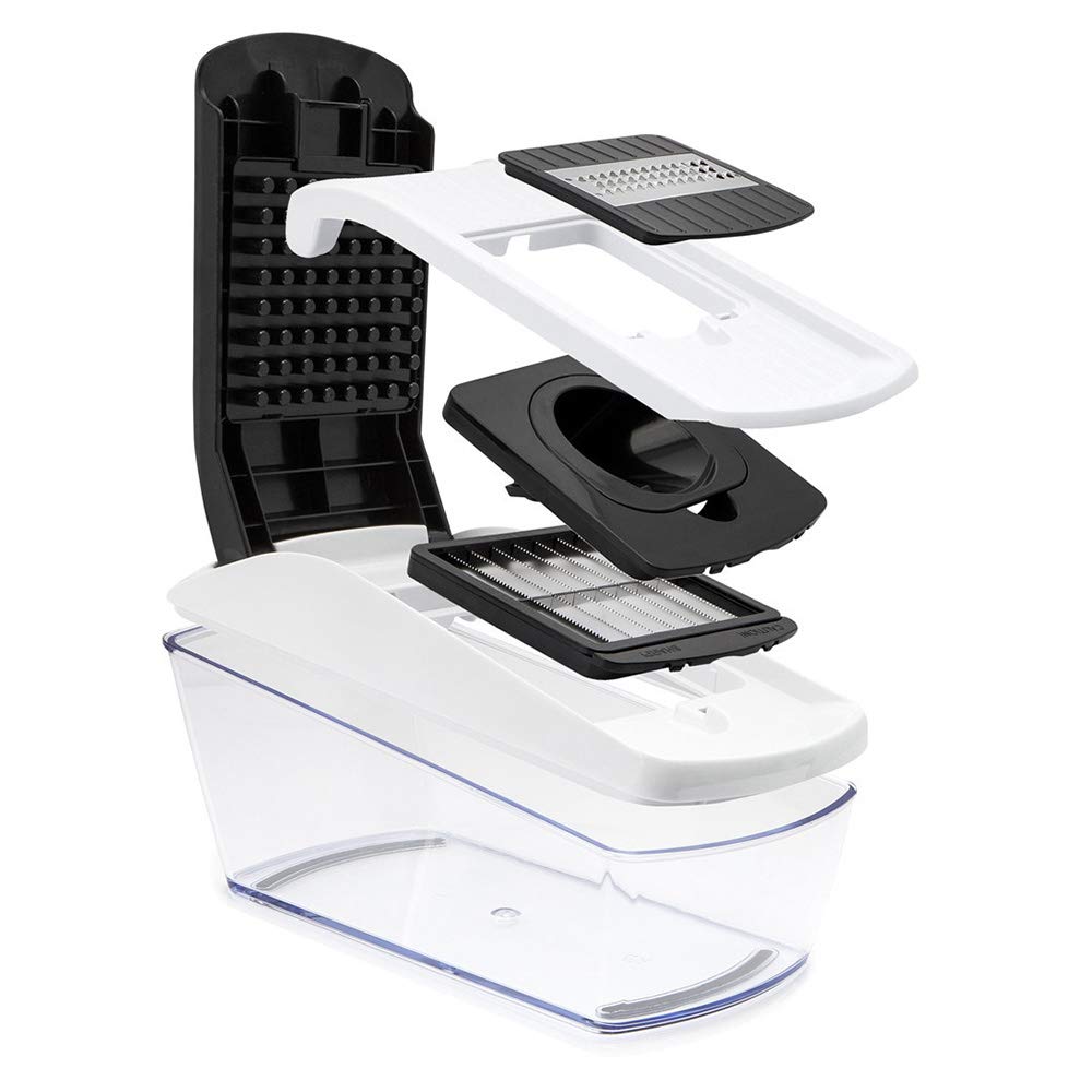 Gemüseschneider Spiralizer Mandoline Slicer Obst Kartoffelschneider Küche Zwiebelschneider Mit 8 Austauschbaren Schneidklingen