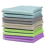 【Fácil de Usar】Según sus necesidades, balletas microfibra se pueden utilizar tanto en seco como en húmedo. Los paños de microfibra se puede lavar a máquina y a mano que son reutilizable después de la limpieza. Reutilizable y duradero lo que reduce la frecuencia y el costo de cambiar su paño de limpieza. Al primer uso se recomienda lavar con agua.