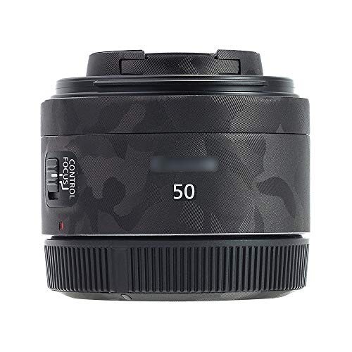 KIWI FOTOS Autocollant de protection anti-rayures pour objectif Canon RF 50 mm f/1.8 STM (motif camouflage)