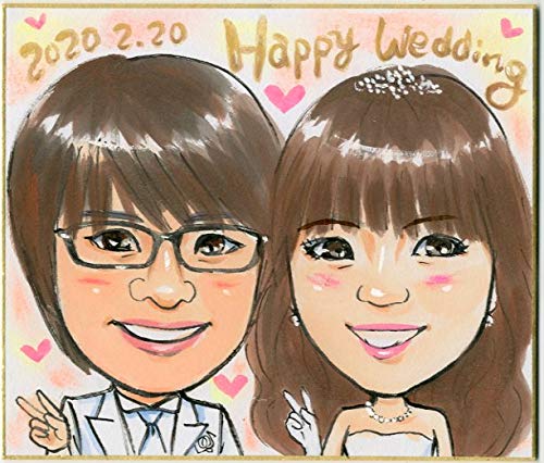 ☆お安く温かみのある似顔絵お描きします☆(色紙大サイズ) 3c27cc08933fd39f5300ad4d9be1c6