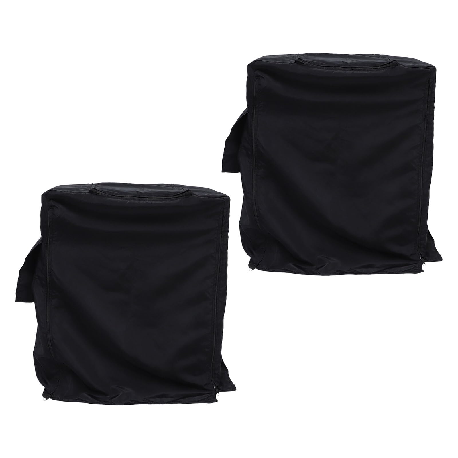 2 Stück Universelle Vogelkäfigabdeckung Winter Warm Schwarze Haustier Wärmeschutzdecke aus Robustem Material Passend für Wellensittiche Papageien Katzen und Kleintiere