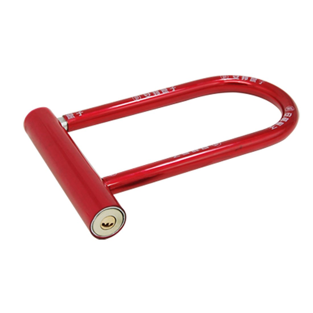 Aexit Tough U Bike Locks Shaped Alloy Metal Motorbike Bicycle Lock with 2 U-Locks Keys