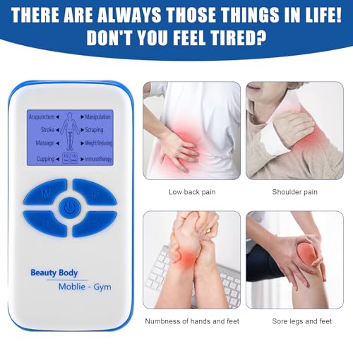 Image of Period Simulator Machine for Men,Period Pain Simulator for Men,8 Modes Period Cramp Simulator,with 10 Replacement Pads,for Muscle /Back /Shoulder /Neck /Leg /Calf Pain Relief