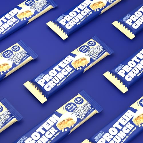 Applied Nutrition Protein Crunch - Protein Bars, High Protein, Low Sugar (White Chocolate Caramel) (62g x 12) - Image 6