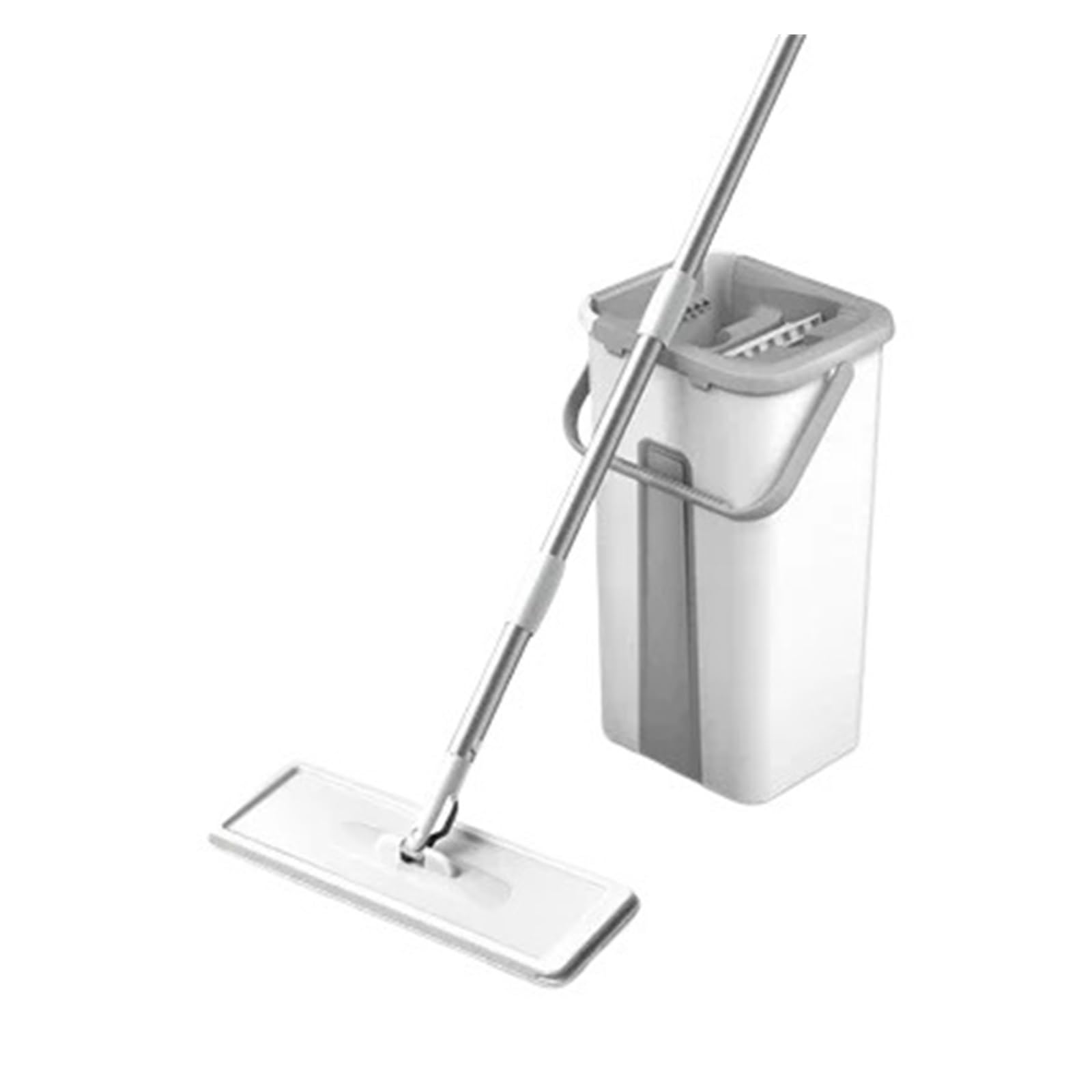 Trapeador mágico for Pisos, trapeador exprimidor con Cubo, trapeador Giratorio for Lavar Pisos, Limpieza del hogar, Limpiador fácil(Bucket-mop-3cloth)