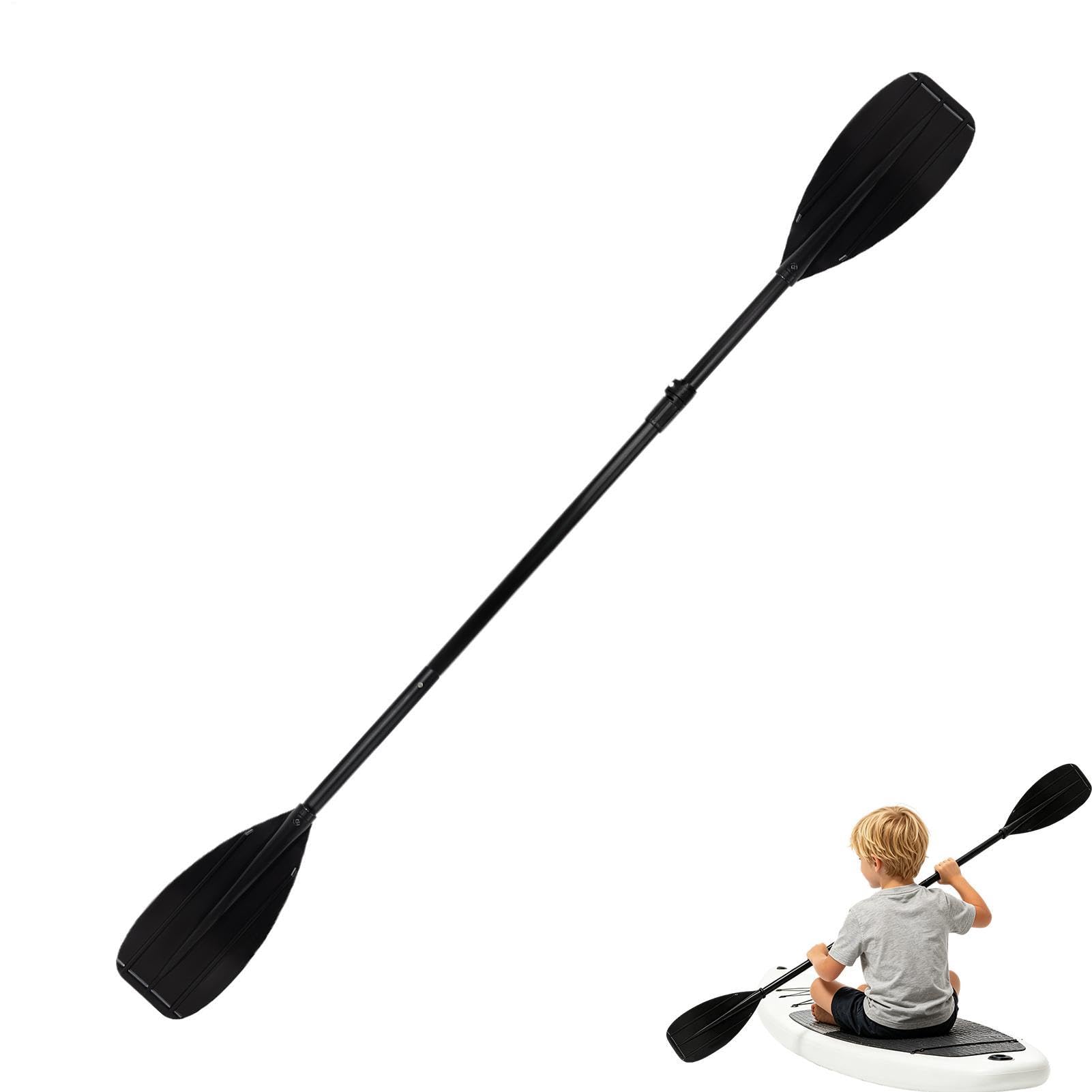 Kajak-Paddel Aus Carbonfaser,2-Teiliges 3 Cm Leichtgewichts-Doppelpaddel | Jugend Kajak Paddel | Für Angeln, Fischen, Rudern, Touren, Schwimmen, See, Fluss, Meer, Rafting, Expedition, Camping