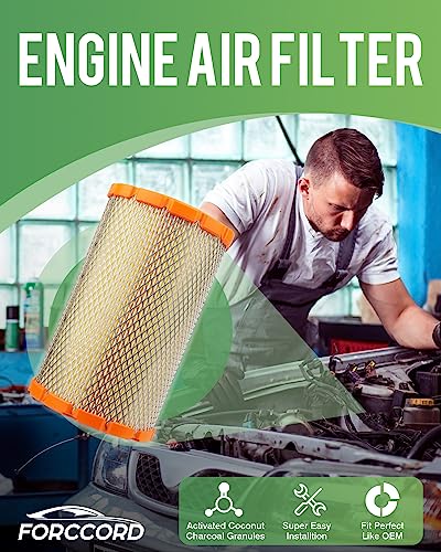 Image of 2-Pack Engine Air Filter Fits for 2012-09 Ford Escape, 2011-09 Mercury Mariner, 2011-09 Mazda Tribute Air Filter Repacement 9L8Z-9601A PA5841 Accessories