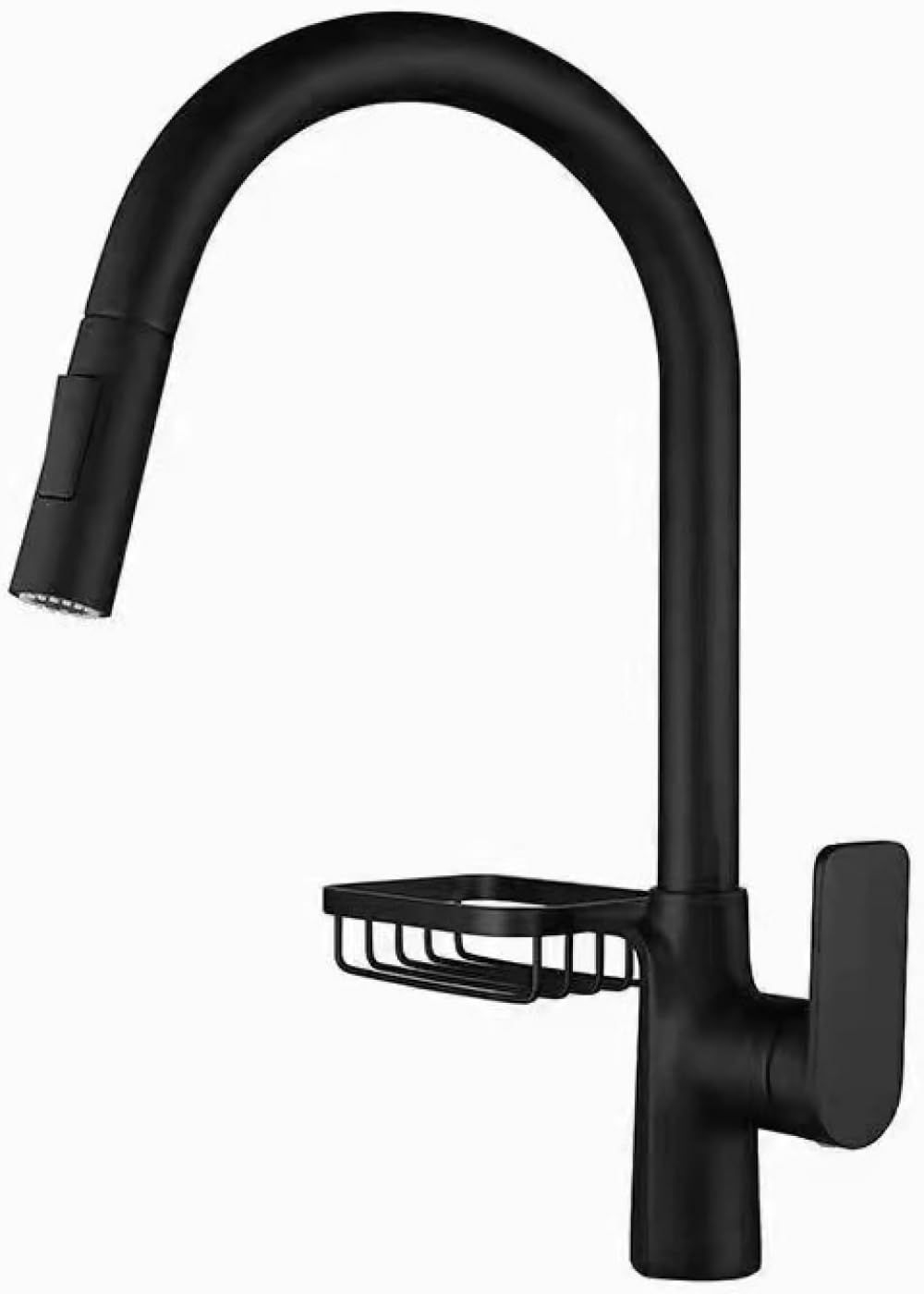 FCXWEVR 360° Rotatable Kitchen Faucet with Pull-Down Sprayer, Hot & Cold Mixer Tap, 2 Spray Modes, Durable Sink Faucet for Easy Cleaning and Versatile Use