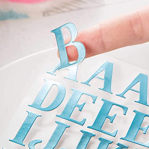 Bbto 20 Sheets Alphabet Letter Stickers 10 Colors Self Adhesive Sticker Colorful Pu Material Convex Feeling (Colorful Letter Stickers) #TOP4
