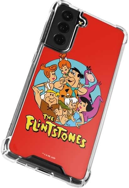 Skinit Clear Phone Case Compatible with Galaxy S22 - Officially Licensed The Flinstones The Flintstones Design