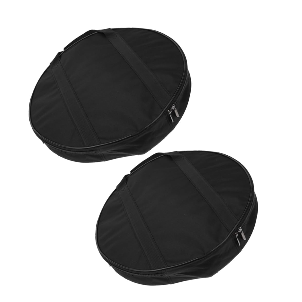 GOOHOCHY Cymbal Protective Bag 40cm Diameter 8cm Thick Gong Pouch Adjustable Belt for Easy Carrying