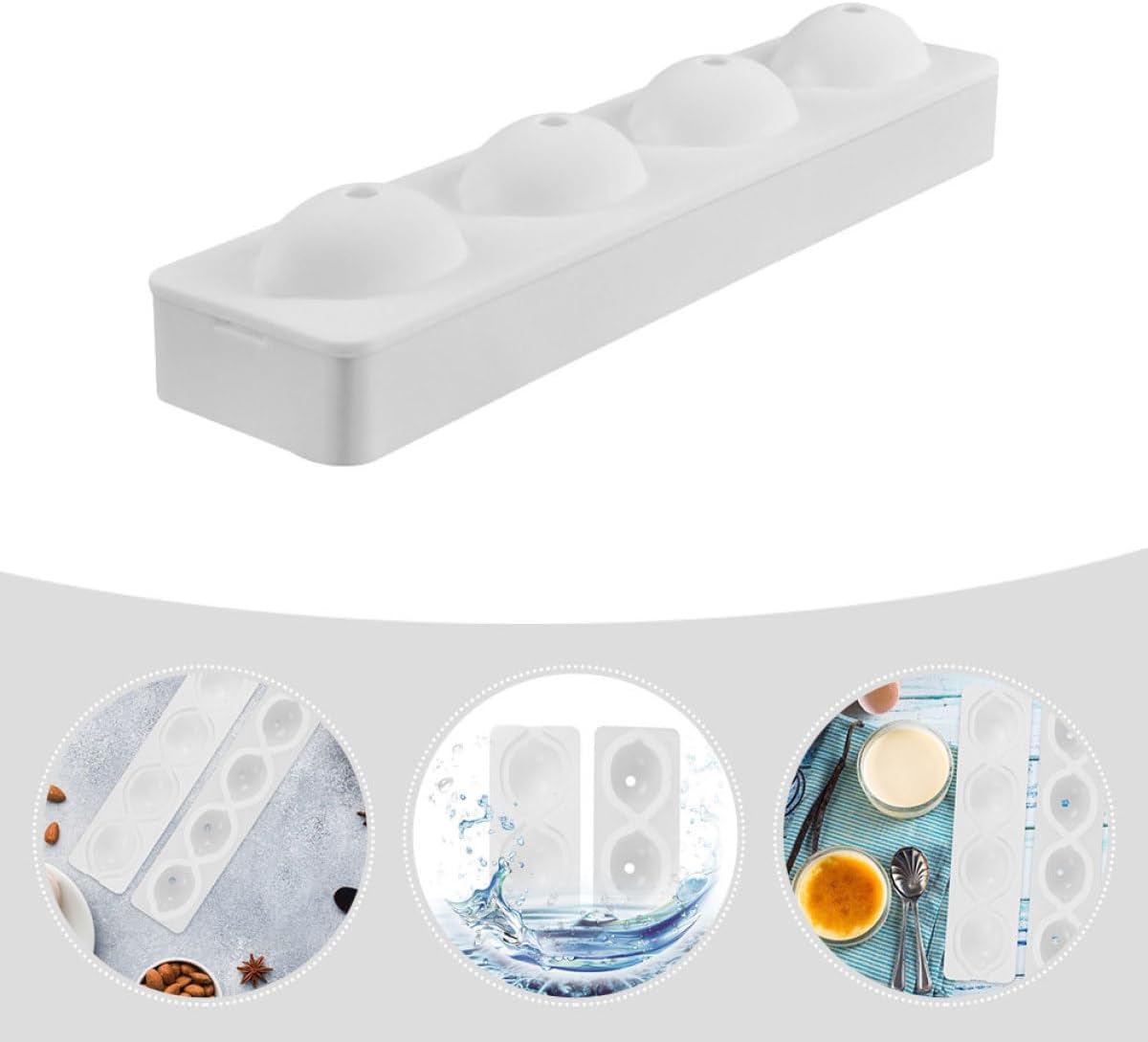 Lemon Silicone Mold for Baking Mousse Cake, Soft and Flexible Lemon Molds Silicone Baking Pan for Candy, Chocolate Dessert, Pastry, Ice Cream, Pudding