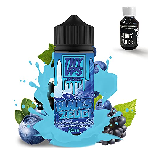 Tony Vapes Aroma Blaues Zeug - Shake-and-Vape - Zum Mischen mit Basisliquid für E-Liquid - 30 ml - Plus 100ml…