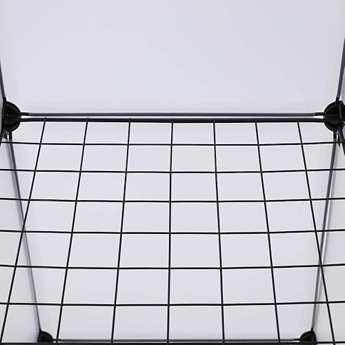 Miniatura 9 de HEPMIMZHU Organizador de almacenamiento de 16 cubos, organizador de almacenamiento de ropa para armario, estantes de cubo, organizadores de armario