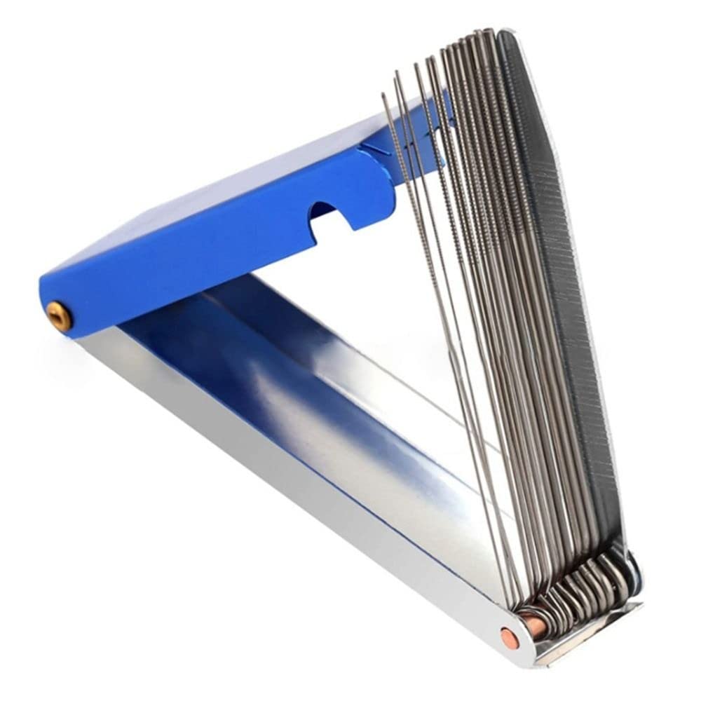 gofidin Guitar Nut Slotting File Set, Guitar Tools Guitar Pillow Groove Grinding File Zither String Groove Round Rubbing Knife Guitar Repair Accessories Tools