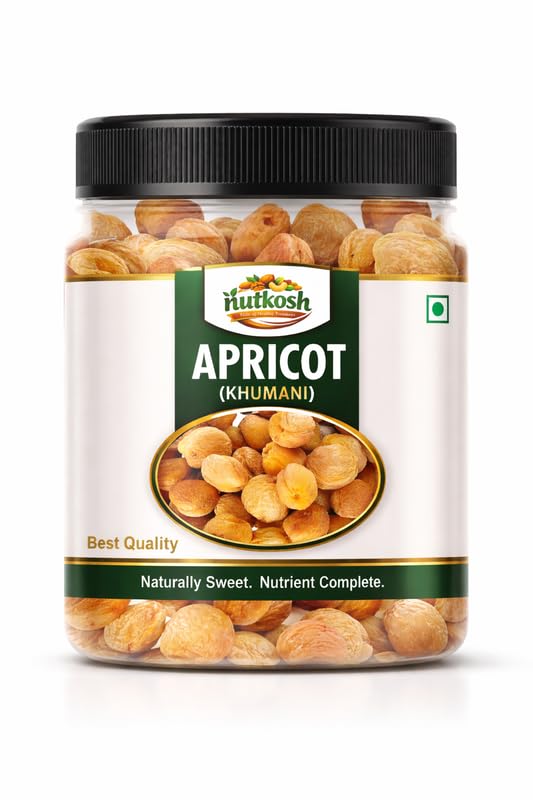 Nutkosh Dried Apricot | Khumani | Jardalu | Badam BOR |Soft - 100gm