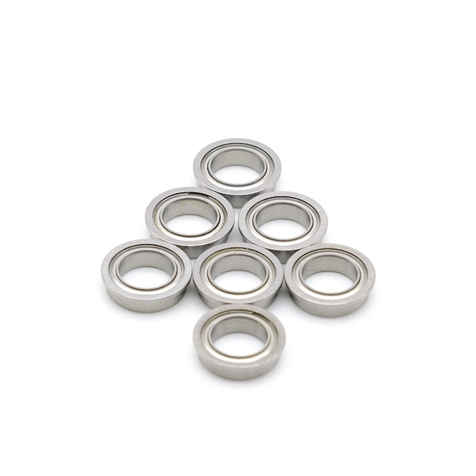 10 Uds F696ZZ ABEC-7 rodamiento de bolas con brida 6x15x5mm rodamientos de acero cromado blindados de Metal
