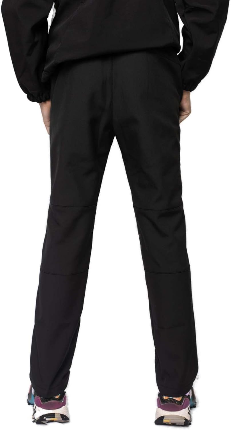 Pantalon Ski Randonnée Enfant Imperméable Hiver Chaud Doublé Polaire Softshell Montagne