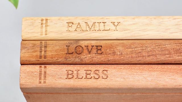 Set de 3 Tablas de Cortar en Forma de Libro Acellegic de Madera Acacia con Soporte, 13"x9.5" miniatura 7