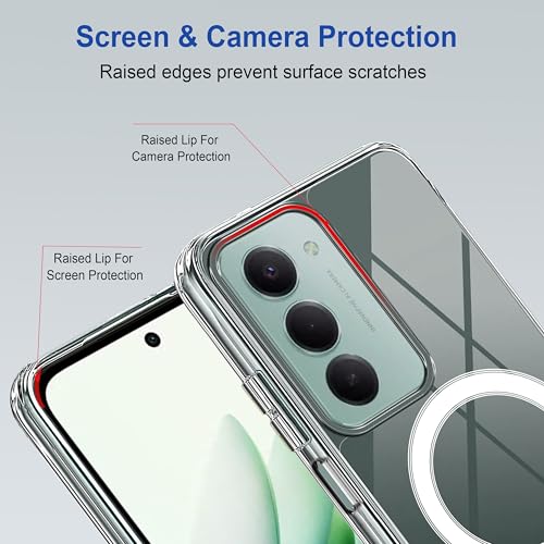 Image of Zapcase Back Case Cover for Mi Redmi 15 5G | Compatible for Mi Redmi 15 5G Back Cover | Compatible with Mag-Safe | Scratch-Resistant Back Cover | Clear
