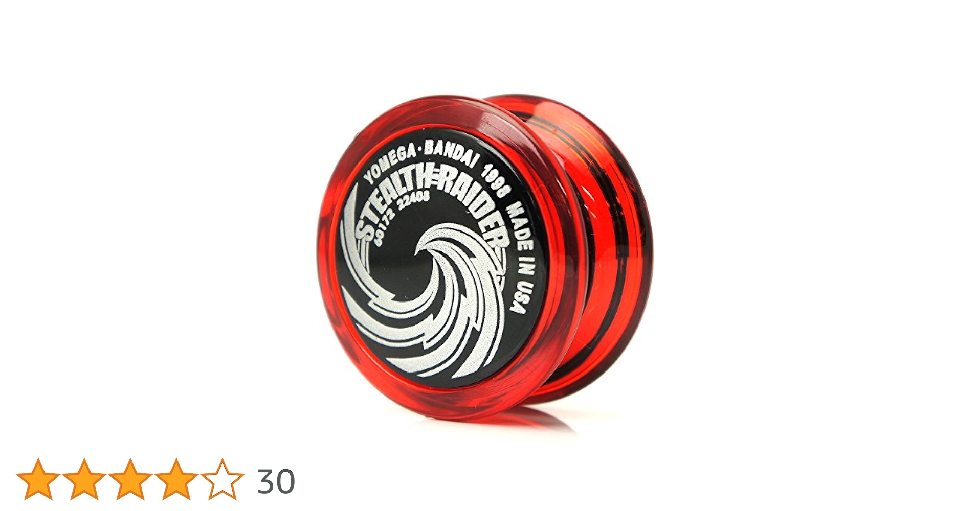 YOMEGA ハイパーヨーヨー ステルスレイダー 黒赤セット Amazon | ハイパーヨーヨー YOMEGA ステルスレイダー（クリア