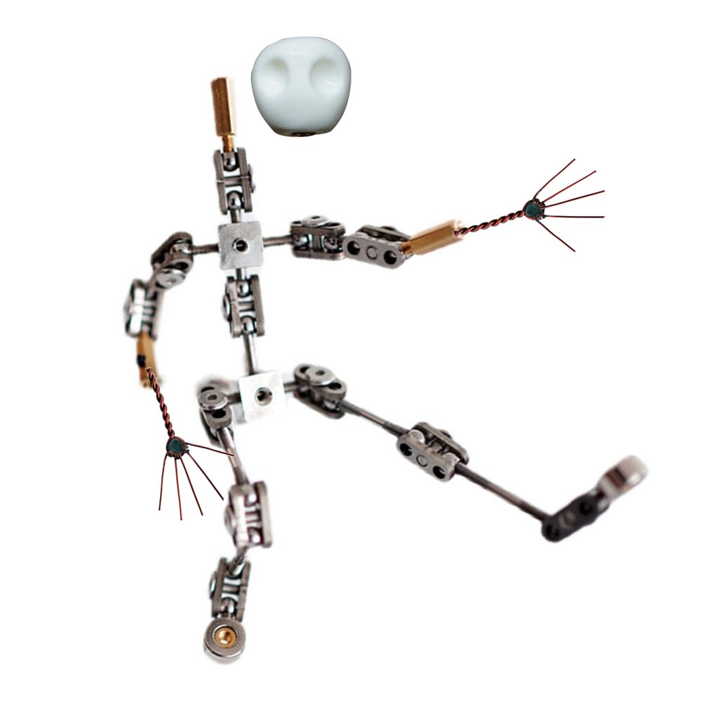 Zestawy do animacji poklatkowej DIY, szkielety metalowych kukiełek do tworzenia postaci/lepienie z gliny i kreatywna zabawa,20CM
