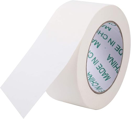 Miniatura 3 de Tosnail Cinta adhesiva para arte y manualidades, 3 unidades, 2.0in, color blanco, 164 yardas