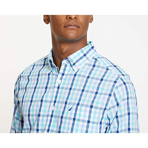 Nautica Men's Wrinkle Resistant Long Sleeve Button Front Shirt4