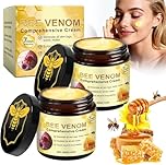 𝐁𝐞𝐞 𝐕𝐞𝐧𝐨𝐦 𝐂𝐫𝐞𝐚𝐦, 2PCS Bee Venom Skin Treatment Bee Venom Comprehensive Cream for Saggy Skin, Natural Moisturizer for All Skin Types, Relieving, Smoothing and Hydrating Skin(2PCS*60G)