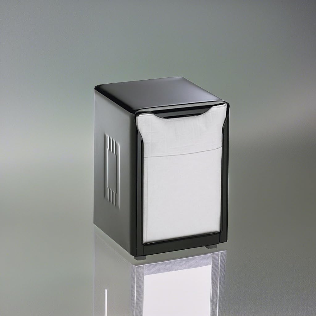 San Jamar h985bk mesa servilleta dispensador, bajo Fold, 3 3/4 x 4 x 5 1/2, Capacidad: 150, color negro