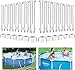 Pool Ersatzteile(12 pcs),Joint Pins 28270-28273 & Seals für 13'-24' Frame&Round Pool,Round Pool,Pool Replacement Spare Part,Stift Splint Pin,Pool Pins,Ersatzteile Frame Pool,Pool Zubehör